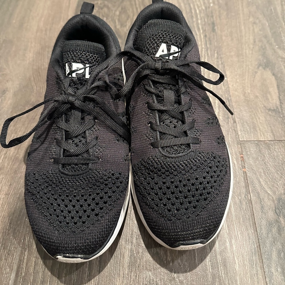 Black APL sneakers. Size 7.5 women’s